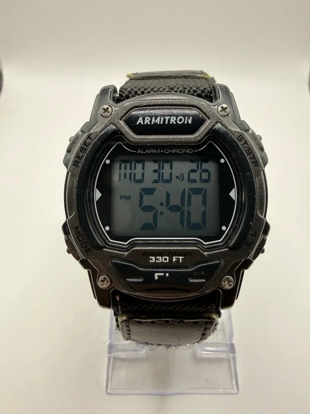 Armitron Sport Unisex 45/7004GBK Digital Chronograph Black Nylon Strap Watch